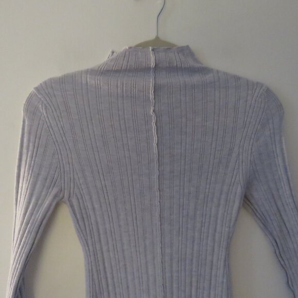 ANTHROPOLOGIE DAILY PRACTICE Textured Column Sweater Dress in Heathered Gray XXS - Picture 15 of 16